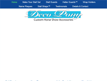 Tablet Screenshot of decopony.com